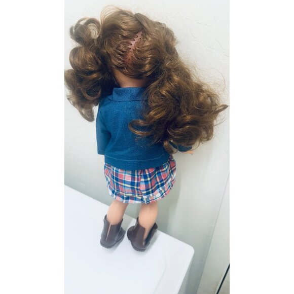New Adventure 2020 doll Style Girl long Luscious hair brunette, 16 inches tall - Picture 6 of 12
